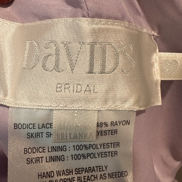 Lavender Bridesmaids Dress - Picture 6 of 7